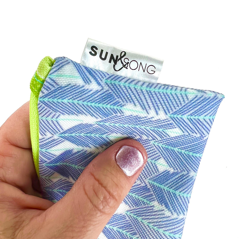 See The Forest in Blues, Keychain Mini Zip Pouch