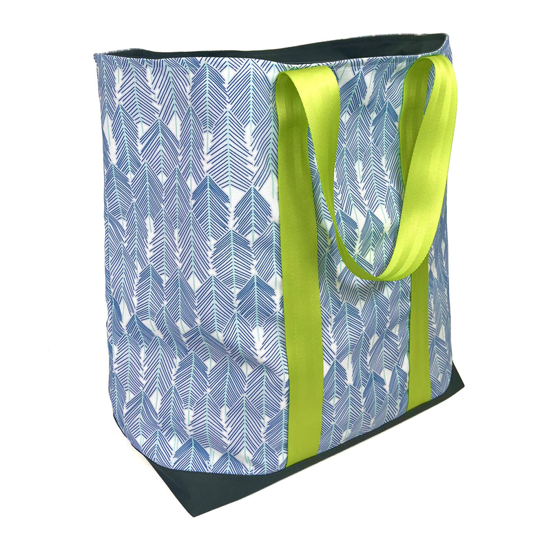 See The Forest in Blues, Water-Resistant XL Beach Tote