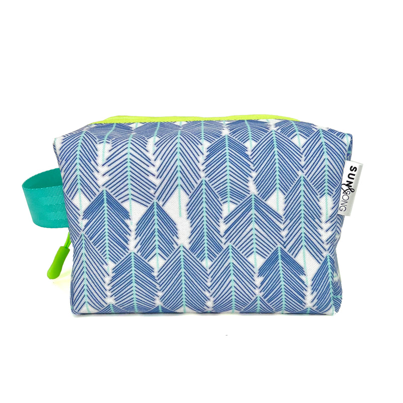 See The Forest in Blues, Water-Resistant Boxy Toiletry Bag