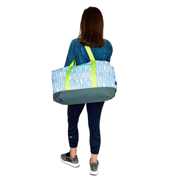 See The Forest in Blues, Water-Resistant Weekender Tote