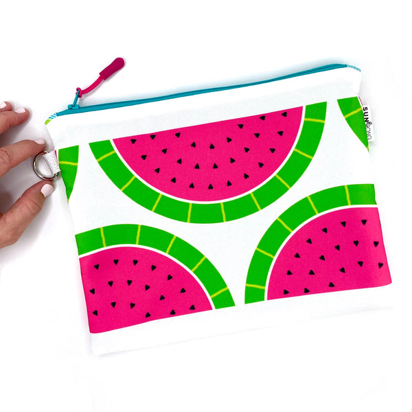pink watermelon waterproof wet bag 