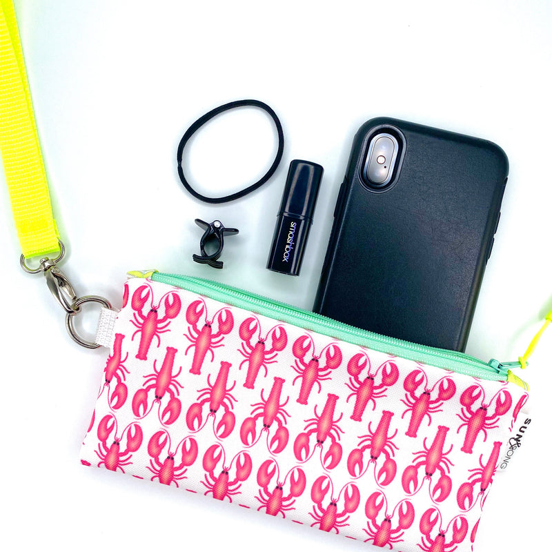 Lobster Love in Pinks, Recycled Pencil Case