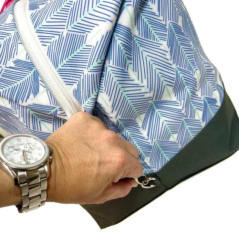 See The Forest in Blues, Water-Resistant Weekender Tote