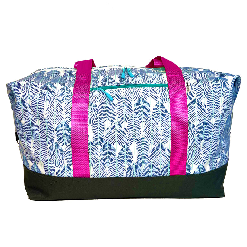 See The Forest in Blues, Water-Resistant Weekender Tote