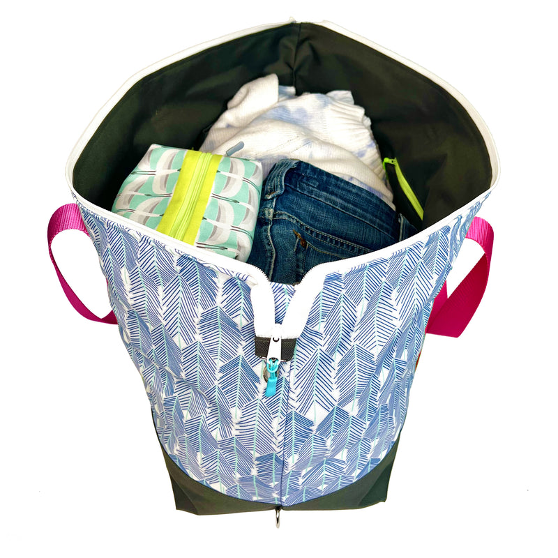 See The Forest in Blues, Water-Resistant Weekender Tote