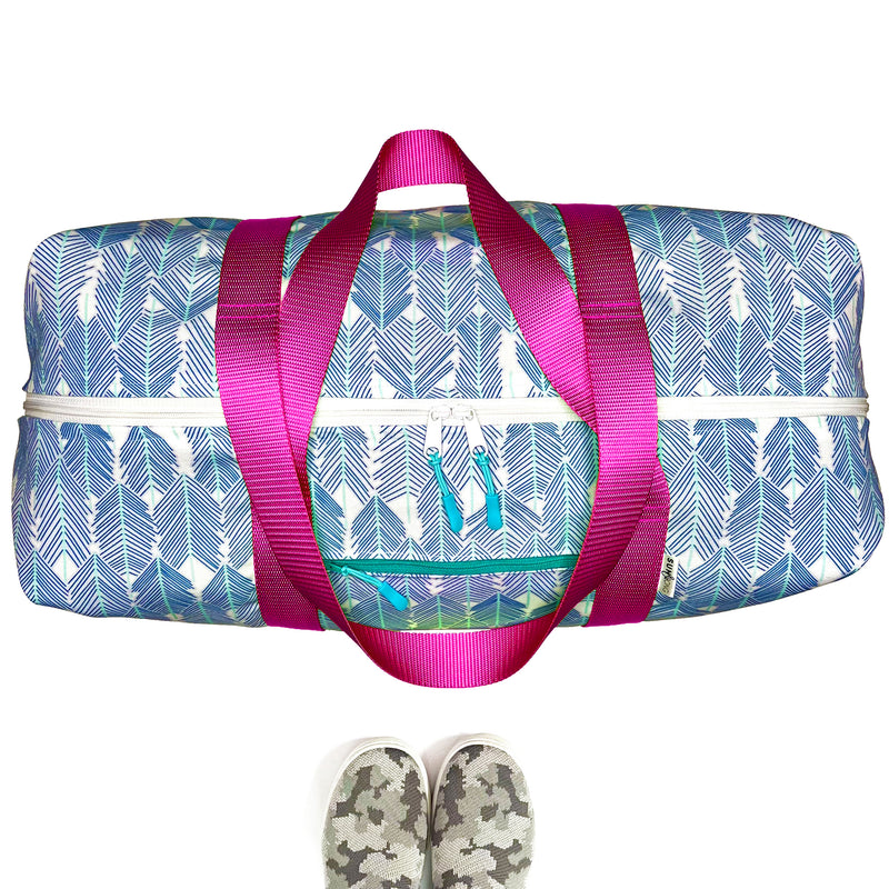 See The Forest in Blues, Water-Resistant Weekender Tote