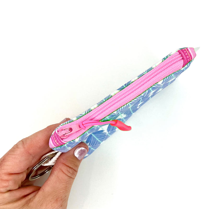 See The Forest in Blues, Keychain Mini Zip Pouch