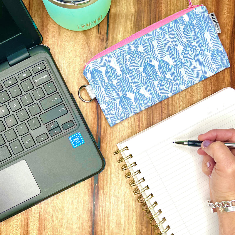 See The Forest in Blues, Recycled Pencil Case