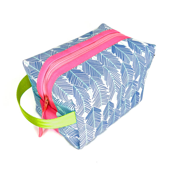 See The Forest in Blues, Water-Resistant Boxy Toiletry Bag