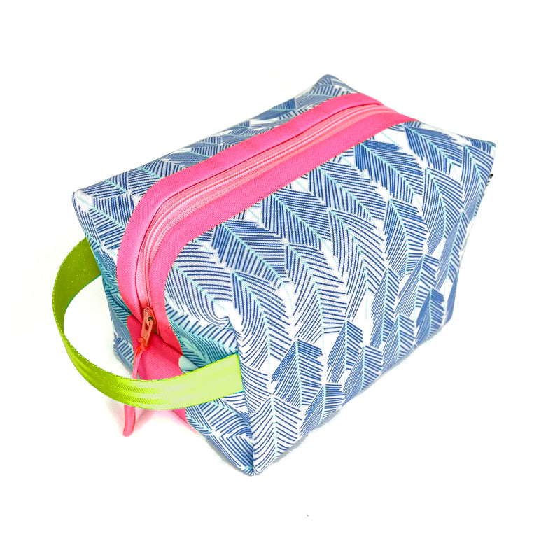 See The Forest in Blues, Water-Resistant Boxy Toiletry Bag