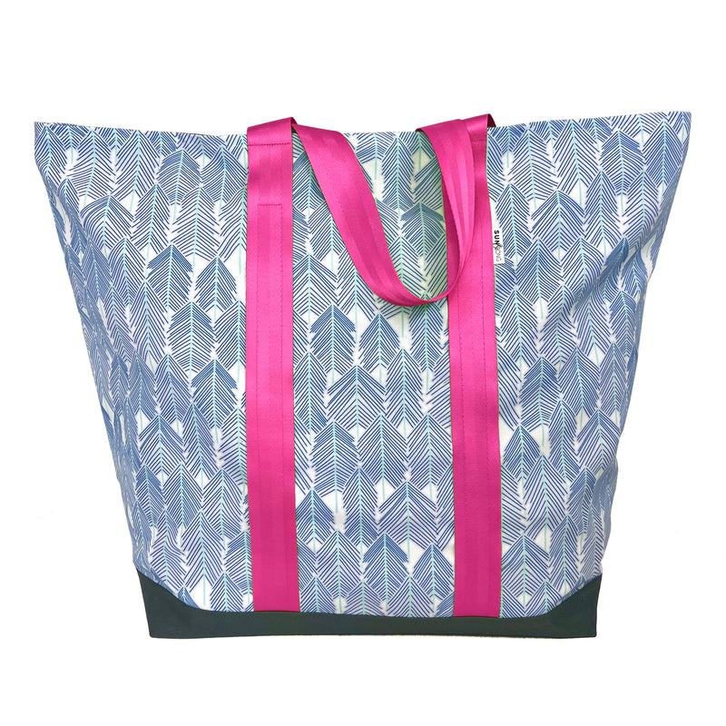 See The Forest in Blues, Water-Resistant XL Beach Tote
