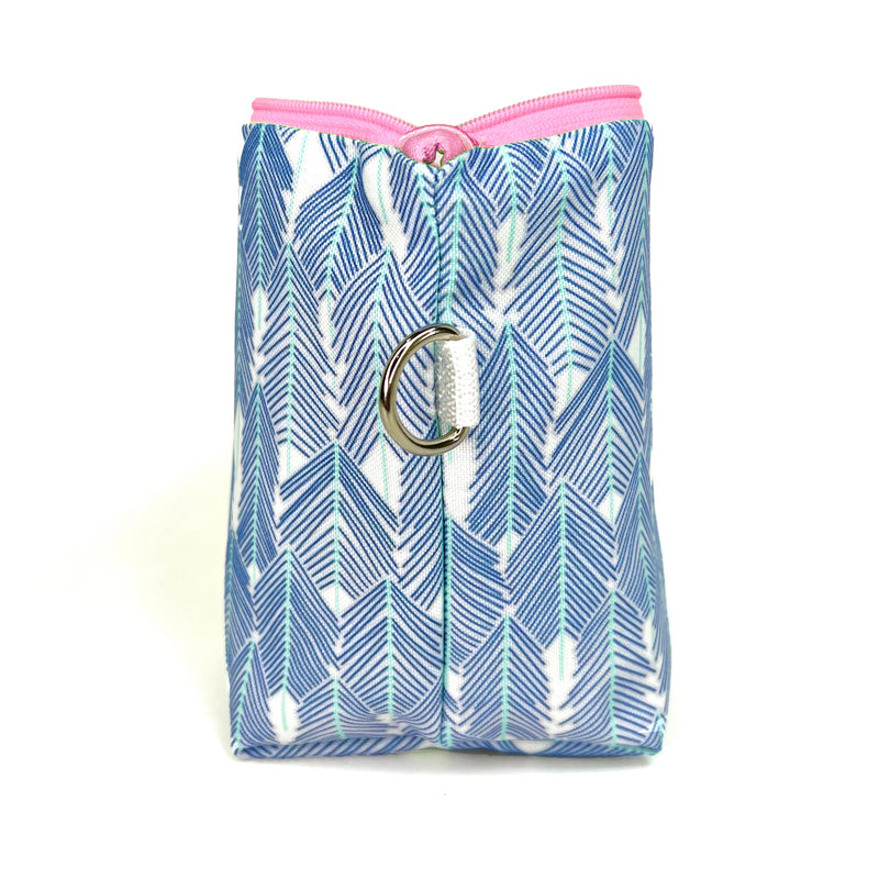 See The Forest in Blues, Water-Resistant Makeup Bag