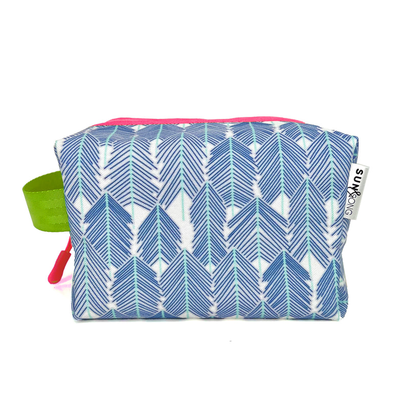 See The Forest in Blues, Water-Resistant Boxy Toiletry Bag