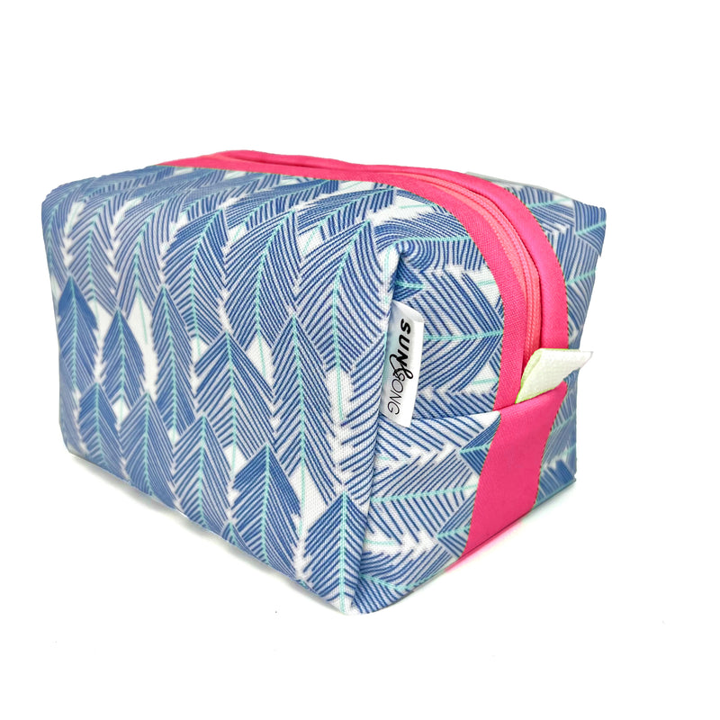 See The Forest in Blues, Water-Resistant Boxy Toiletry Bag