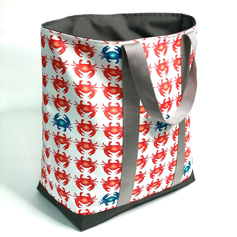 Red Crabs Extra Large Beach Tote