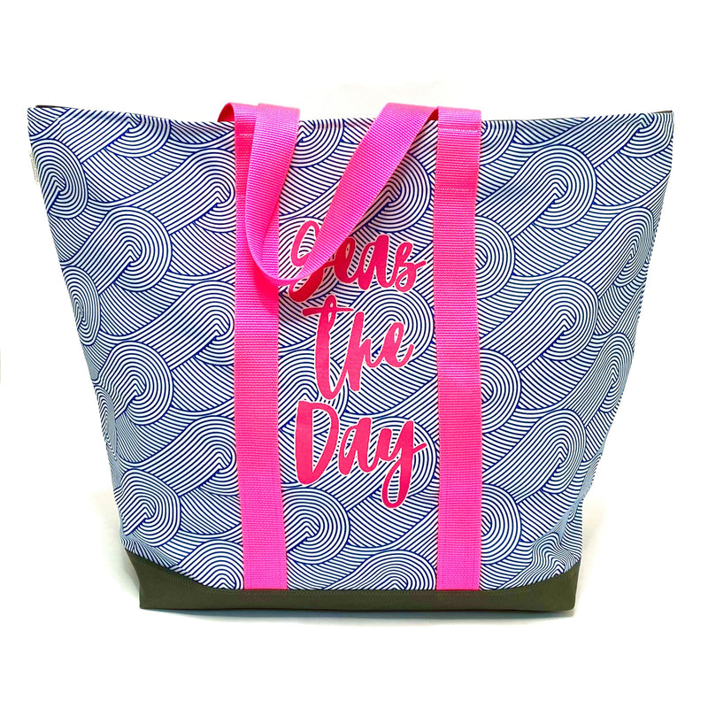 Seas the Day Extra Large Beach Tote