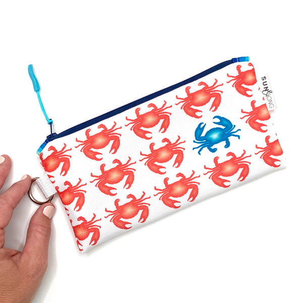 Blue Trees Recycled Canvas Zipper Pouch - Navy Forest Pencil Case – Sun &  Song