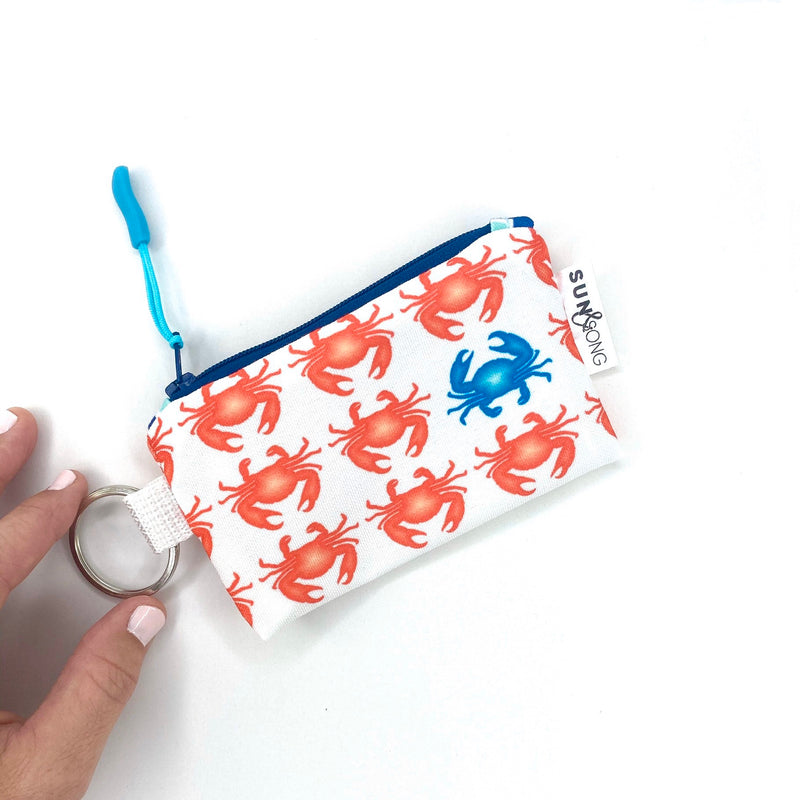 red crabs key chain wallet