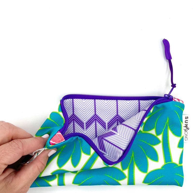 Turquoise Palm Trees Pencil Case