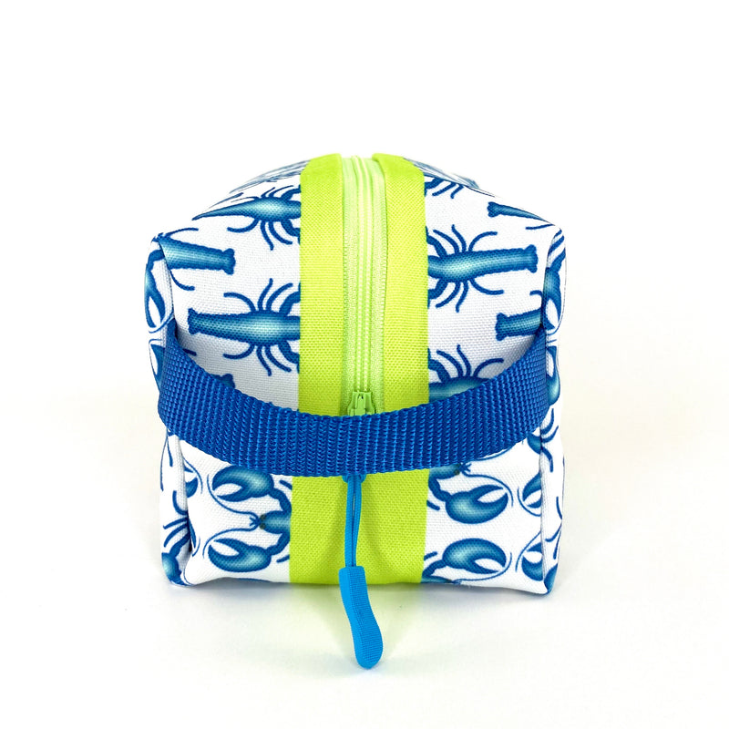 Blue Lobsters Boxy Toiletry Bag